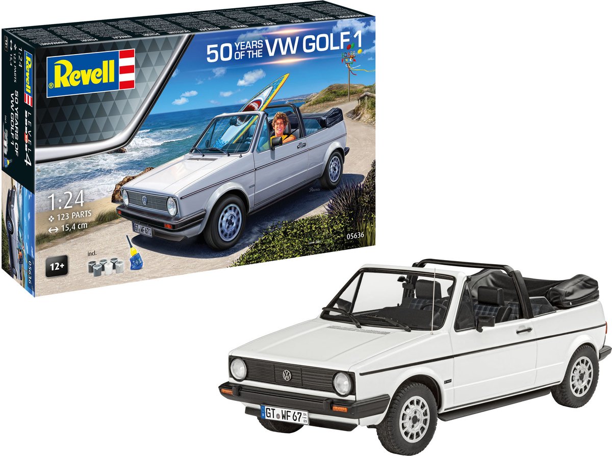 REVELL - Cadeauset 50jaar VW Golf 1