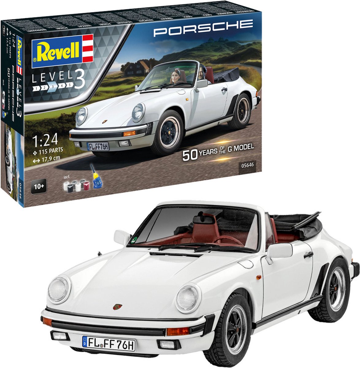 REVELL - Cadeauset 50jaar Porche 911 G-model