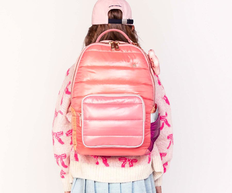 JEUNE PREMIER Popcorn New Bobbie rugzak - Puffer Pink