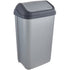 KEEPER Swantje - afvalbak swing bin 50L - l. grijs