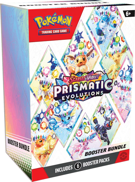 POKEMON Scarlet & Violet 8.5 Prismatic evolutions - bundle 6 boosters Pokémon