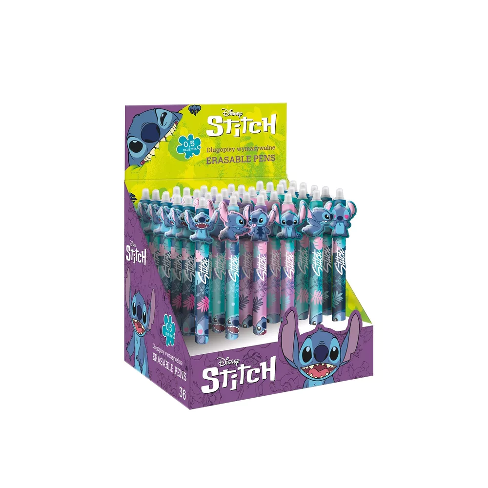 STITCH Uitwisbare balpen - ass.