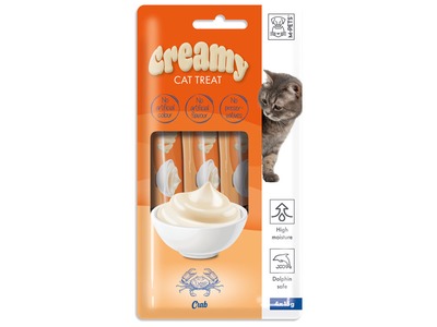 M-PETS Creamy Cat treat krab 60 g