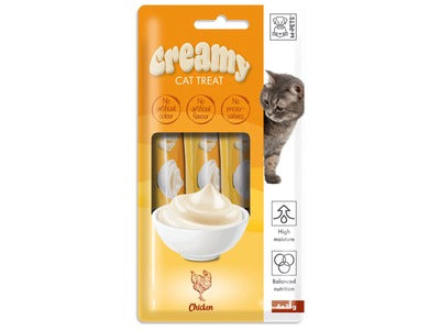 M-PETS Creamy Cat treat kip 60g