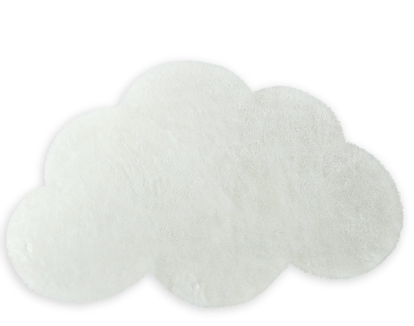 LIVING NATURE Cloud tapijt - 80x120cm - wit