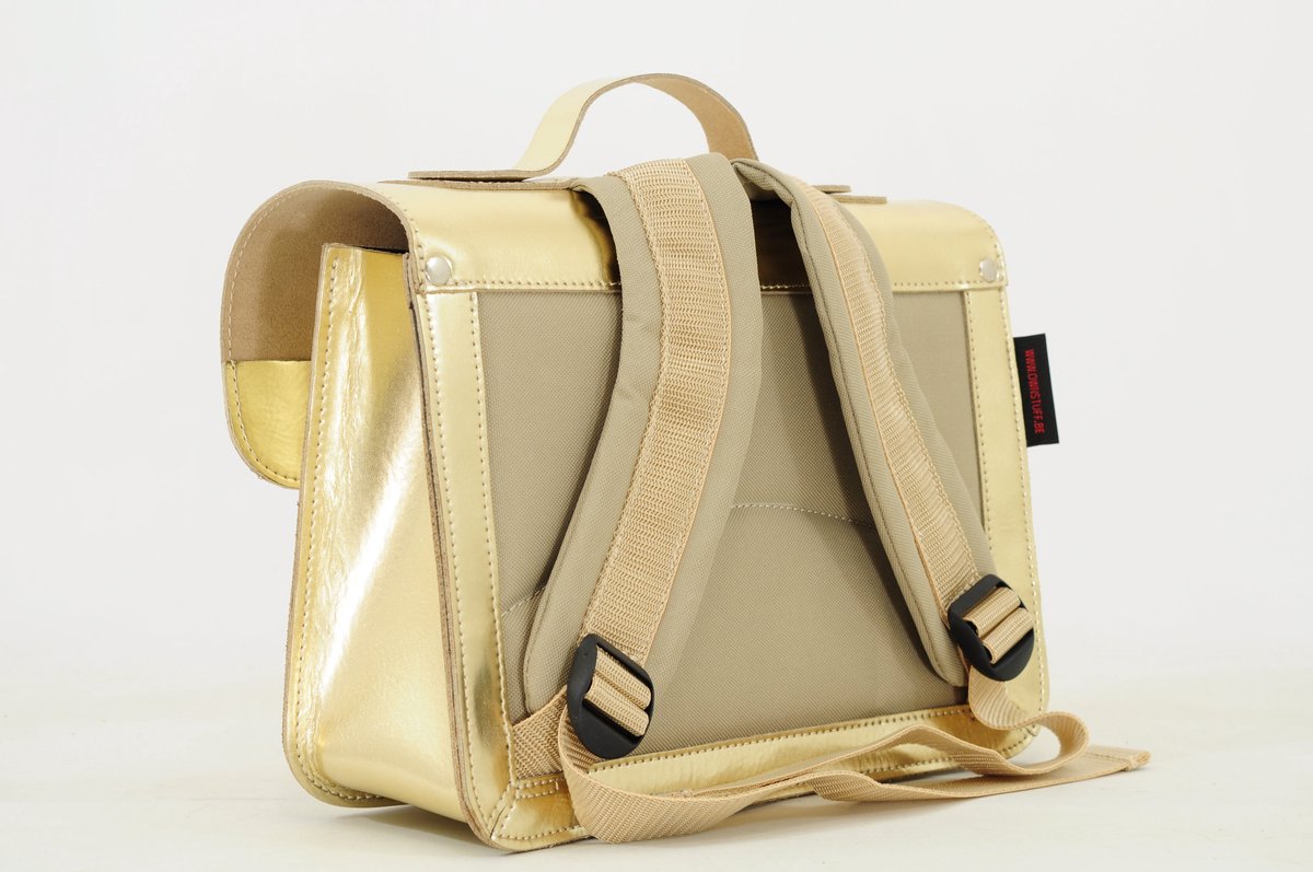 OWN STUFF Kleuter schooltas - Gold