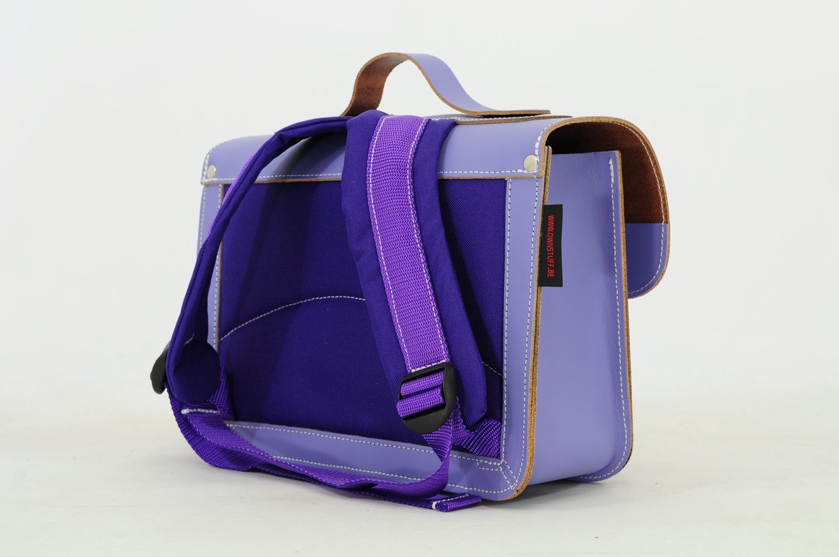 OWN STUFF Kleuter schooltas - print flowers lila