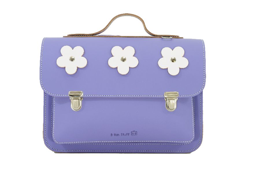 OWN STUFF Kleuter schooltas - print flowers lila