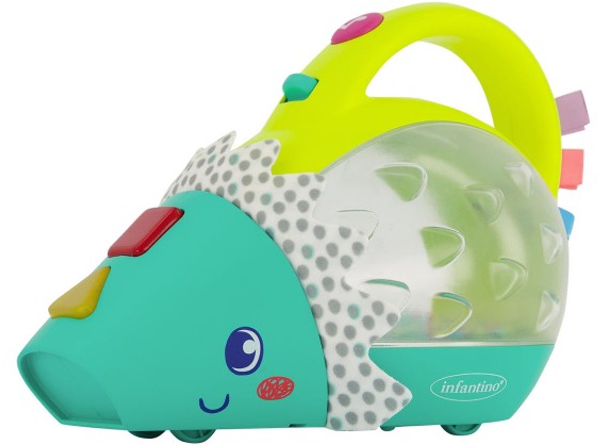 Infantino Sensory - Push & Pop musical light-up mini-stofzuiger