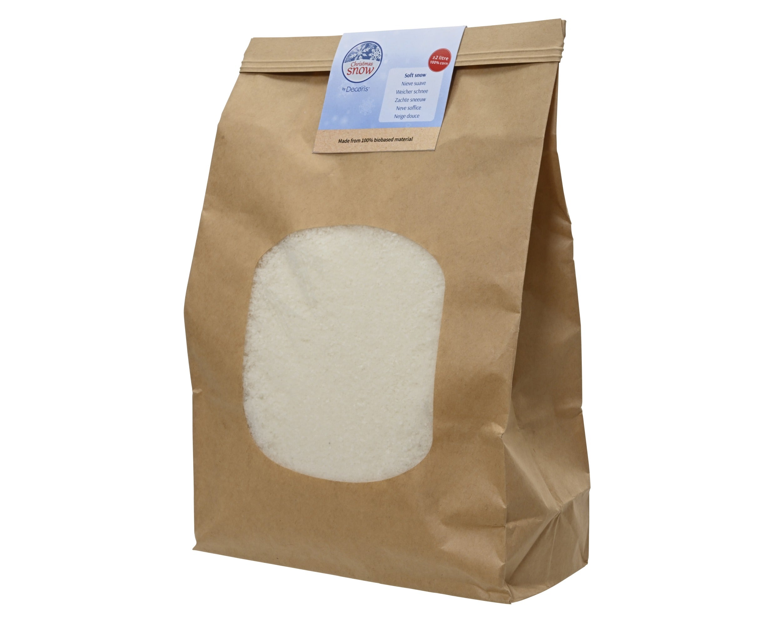 Zachte sneeuw mais 2L - wit