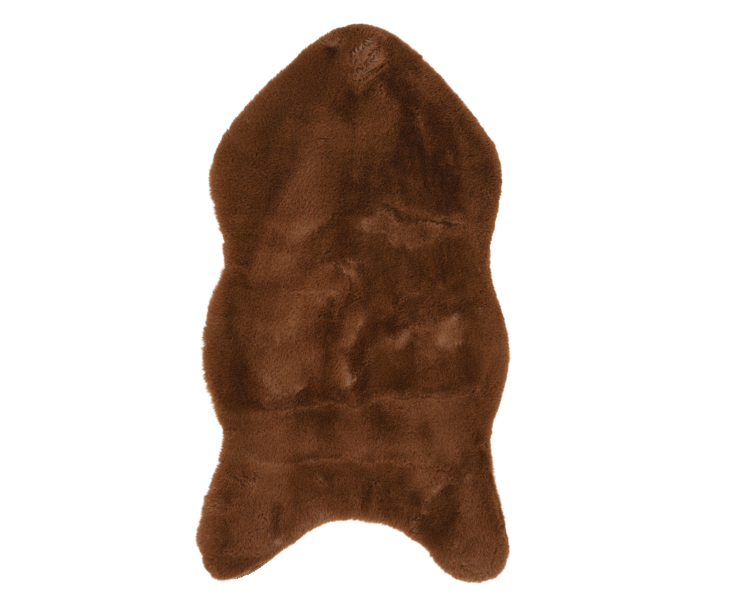 Tapijt kunstbont 90x50cm - brandy
