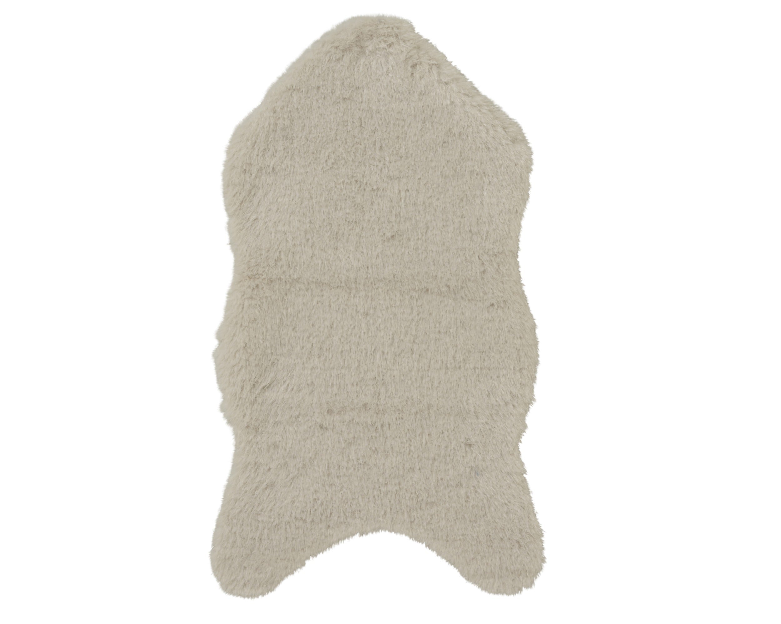 Tapijt kunstbont 90x50cm - wit