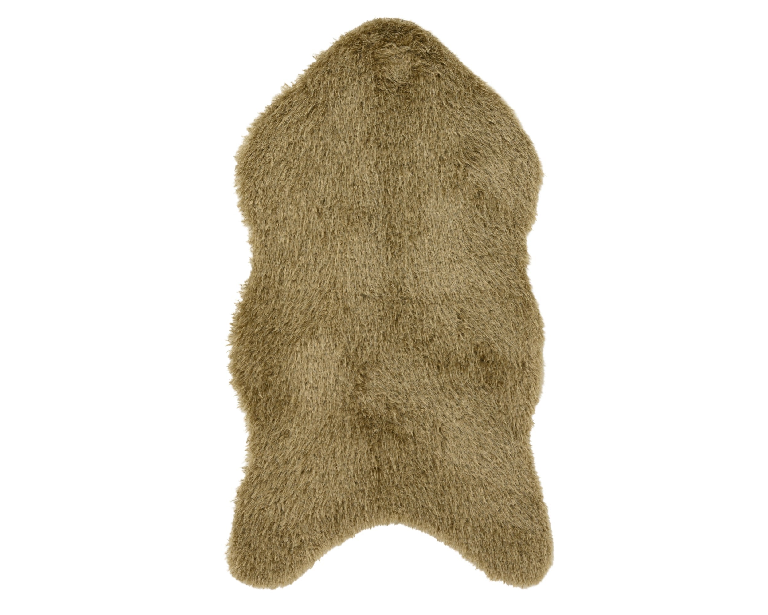 Tapijt kunstbont 90x50cm - bruin