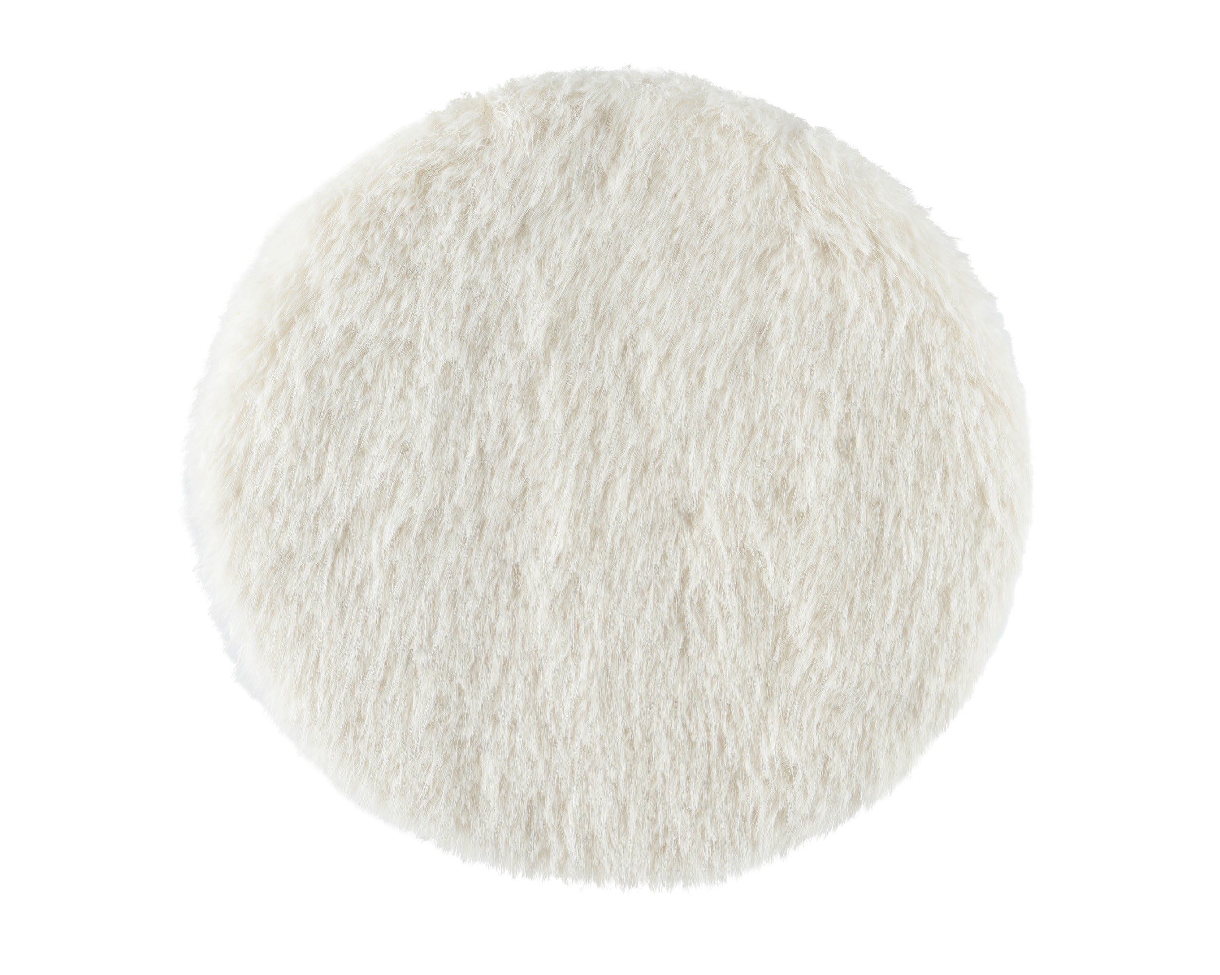 Tapijt kunstbont 38cm - off-white