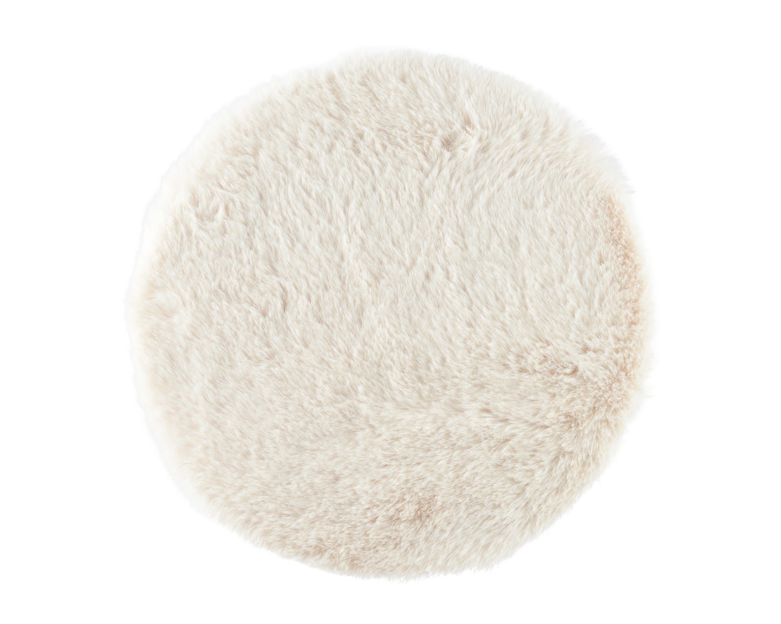 Tapijt kunstbont 38cm - creme