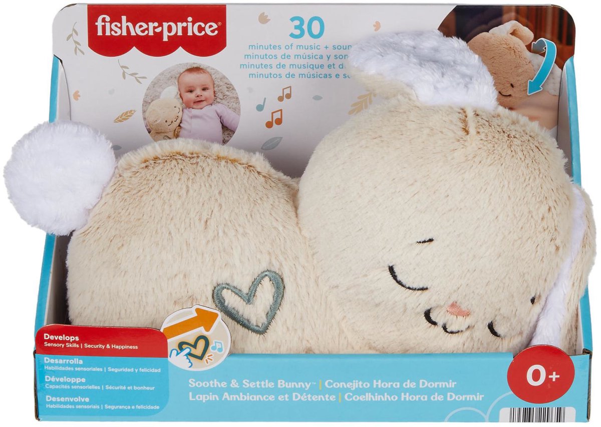 FISHER PRICE Soothe & Settle bunny - kalmerend konijntje