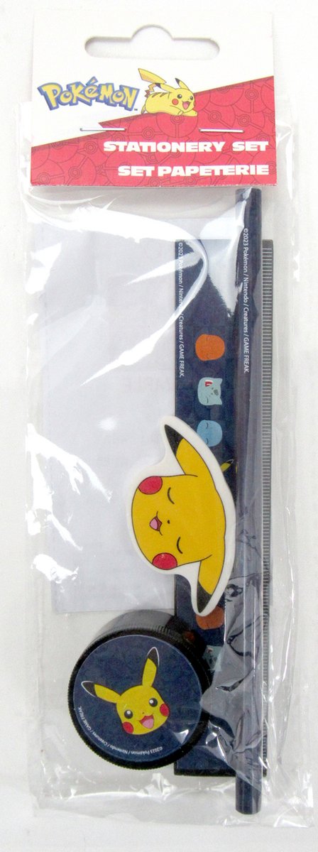 POKEMON Schrijfgeriefset - 4dlg