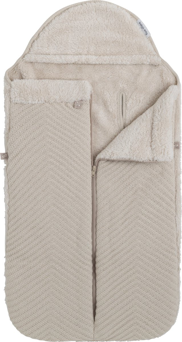 BABY'S ONLY Grace voetenzak autostoel 0 - warm linen