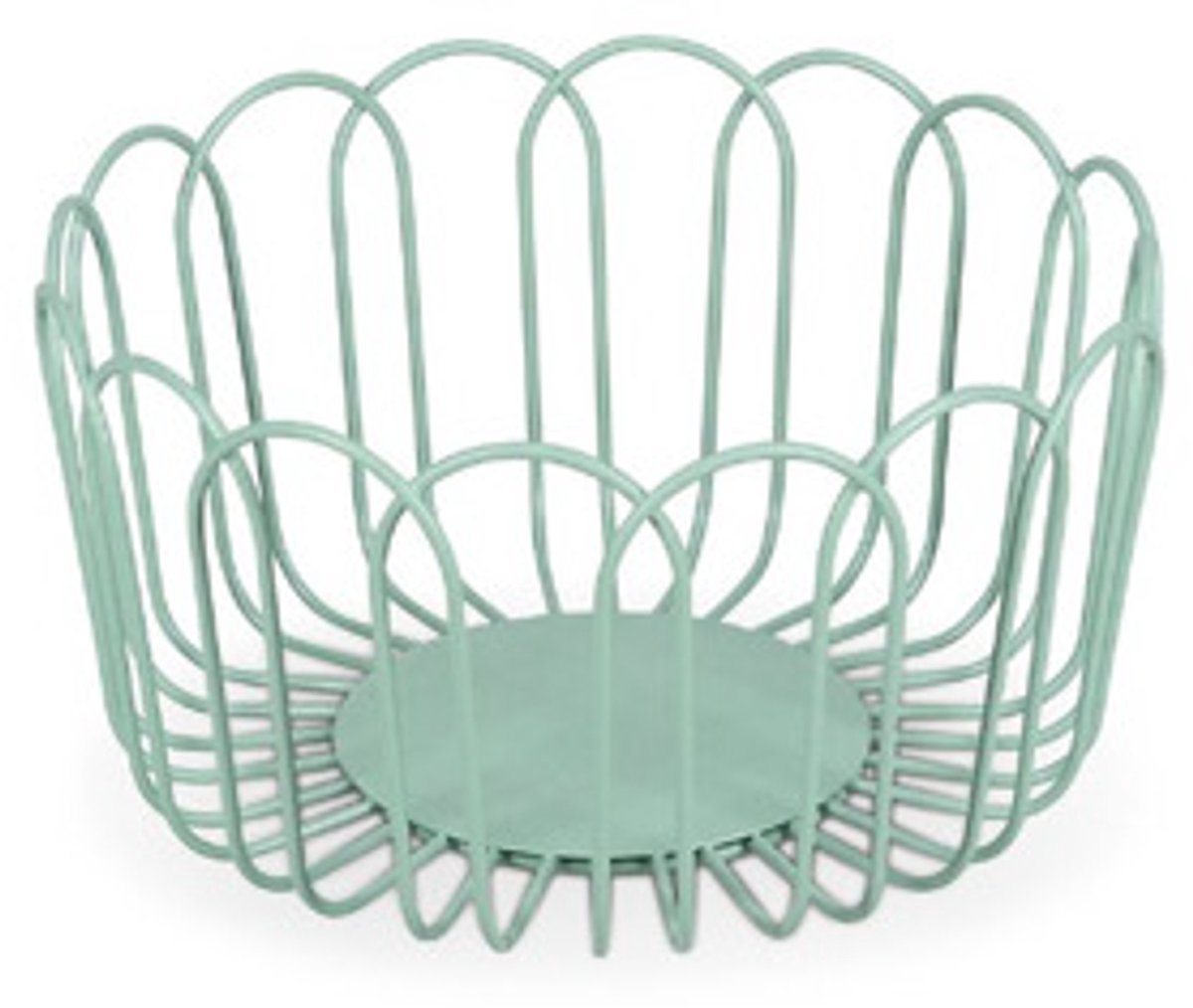 ONA Flores draadmand 19x10cm - groen