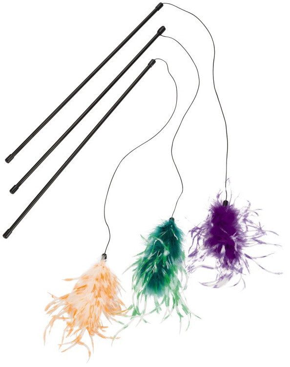 BEEZTEES Kattenhengel Struisvogelveren - 70cm