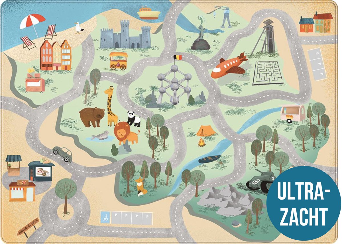 MATS&JOY Tapijt 130x180cm - Belgie