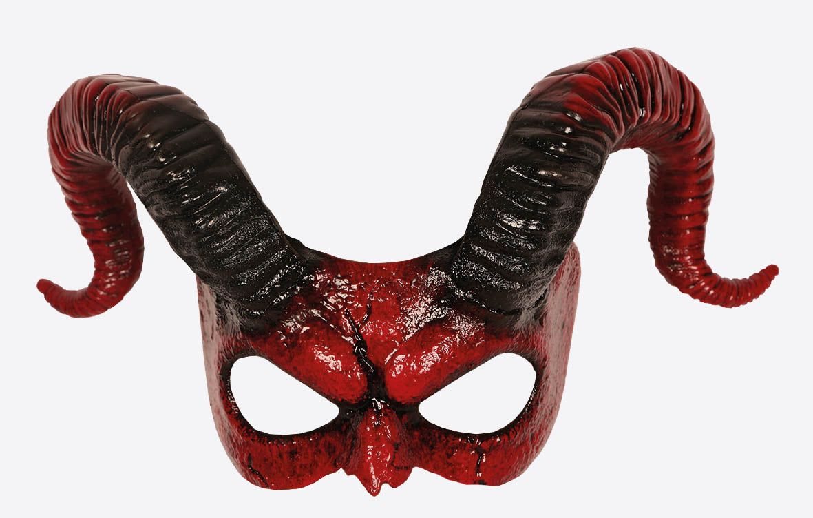 Oogmasker duivel horens