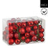 MICA kerstslinger kerstballen 180cm - rood