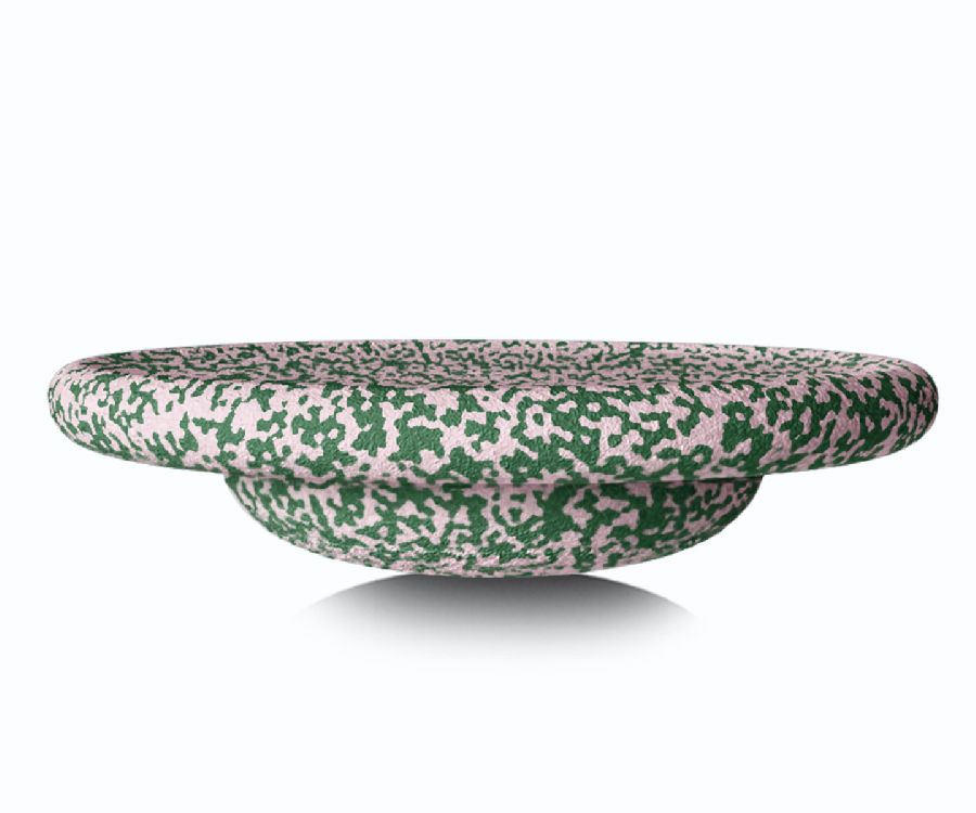 STAPELSTEIN Bord - donker groen/blush