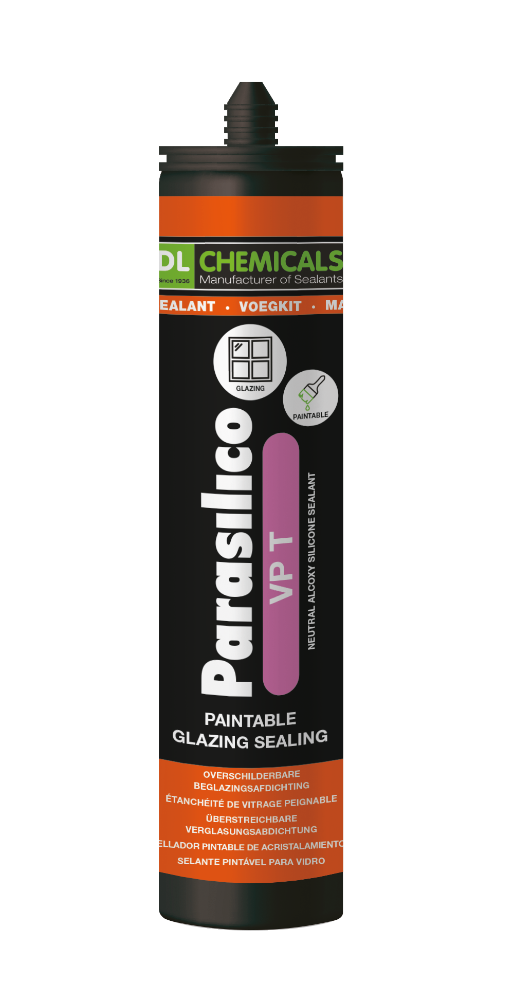 Parasilico VP 310ml - wit silicone overschilderbaar   0100050N716464