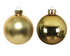 Kerstballen glas glans/mat mix 2.5cm - licht goud 24st. goud  24stuks