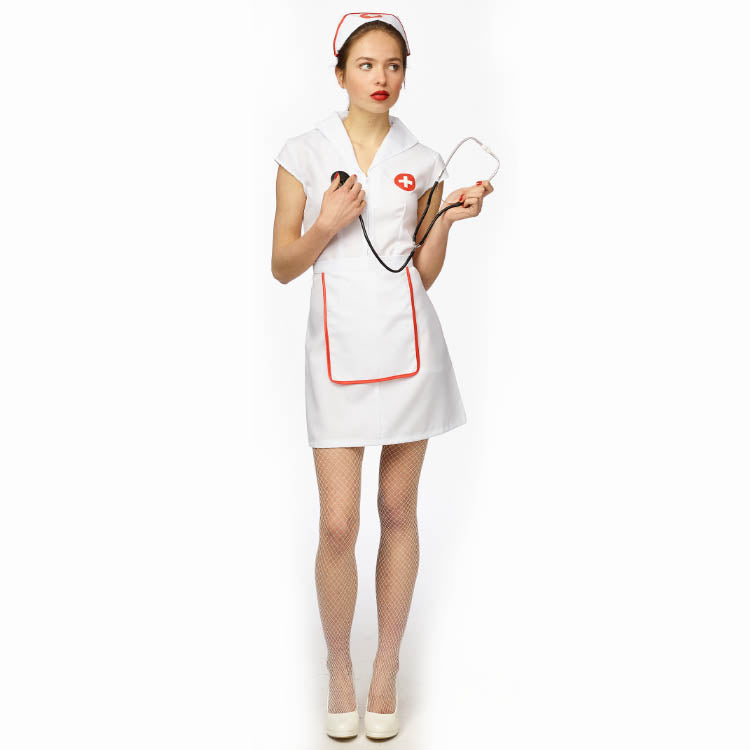 Verkleed kostuum verpleegster 3dlg - 42