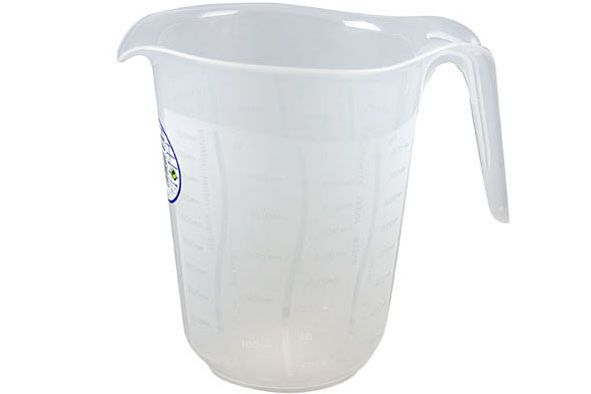 HEGA Maatbeker 1L - transparant
