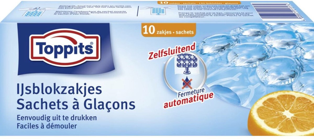 TOPPITS - Ijsblokzakjes 10x19cm 6775956