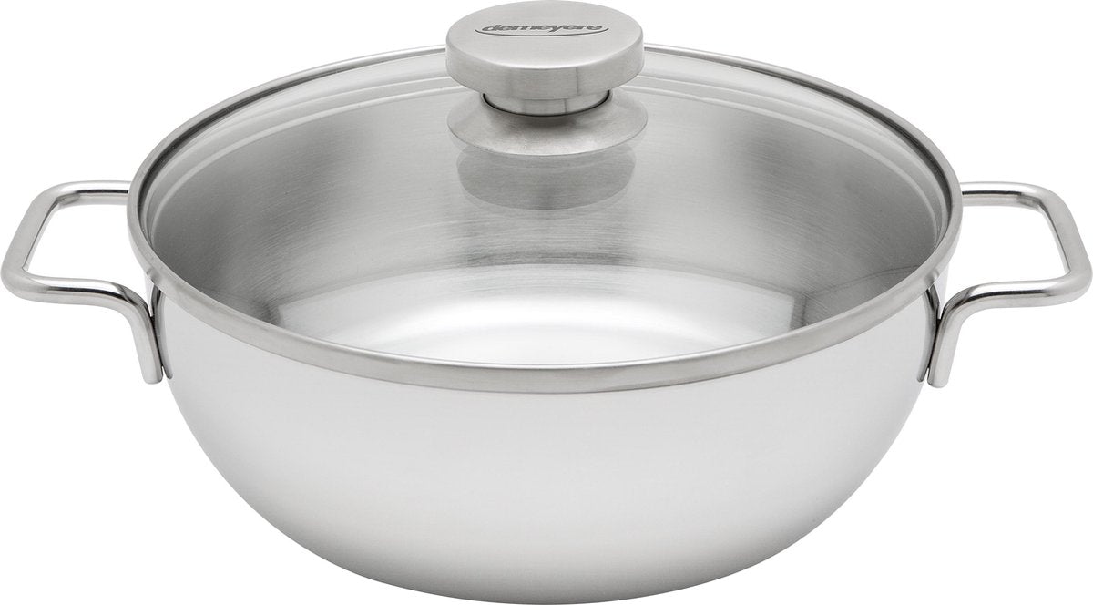 DEMEYERE Apollo - Conische sudderpot m/ deksel 24cm            TU LU