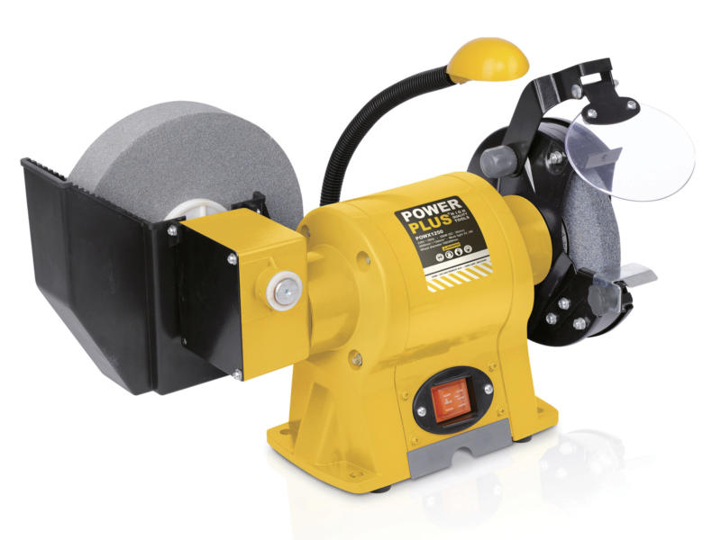 POWERPLUS bankslijpmolen combi 350W TU UC