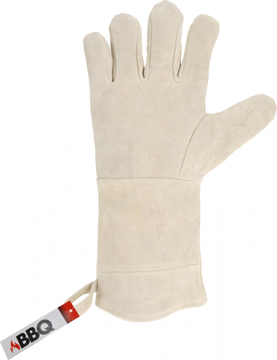 BBQ handschoen - leder 36cm  TU UC21