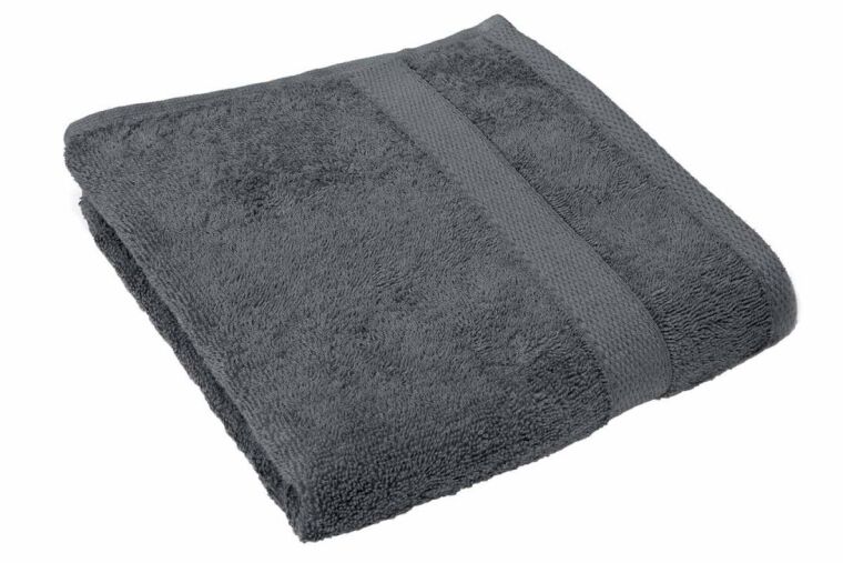 TISECO Douchelaken- 100x150cm- antraciet grijs 450gr/m2 absorberende hoge kwal.