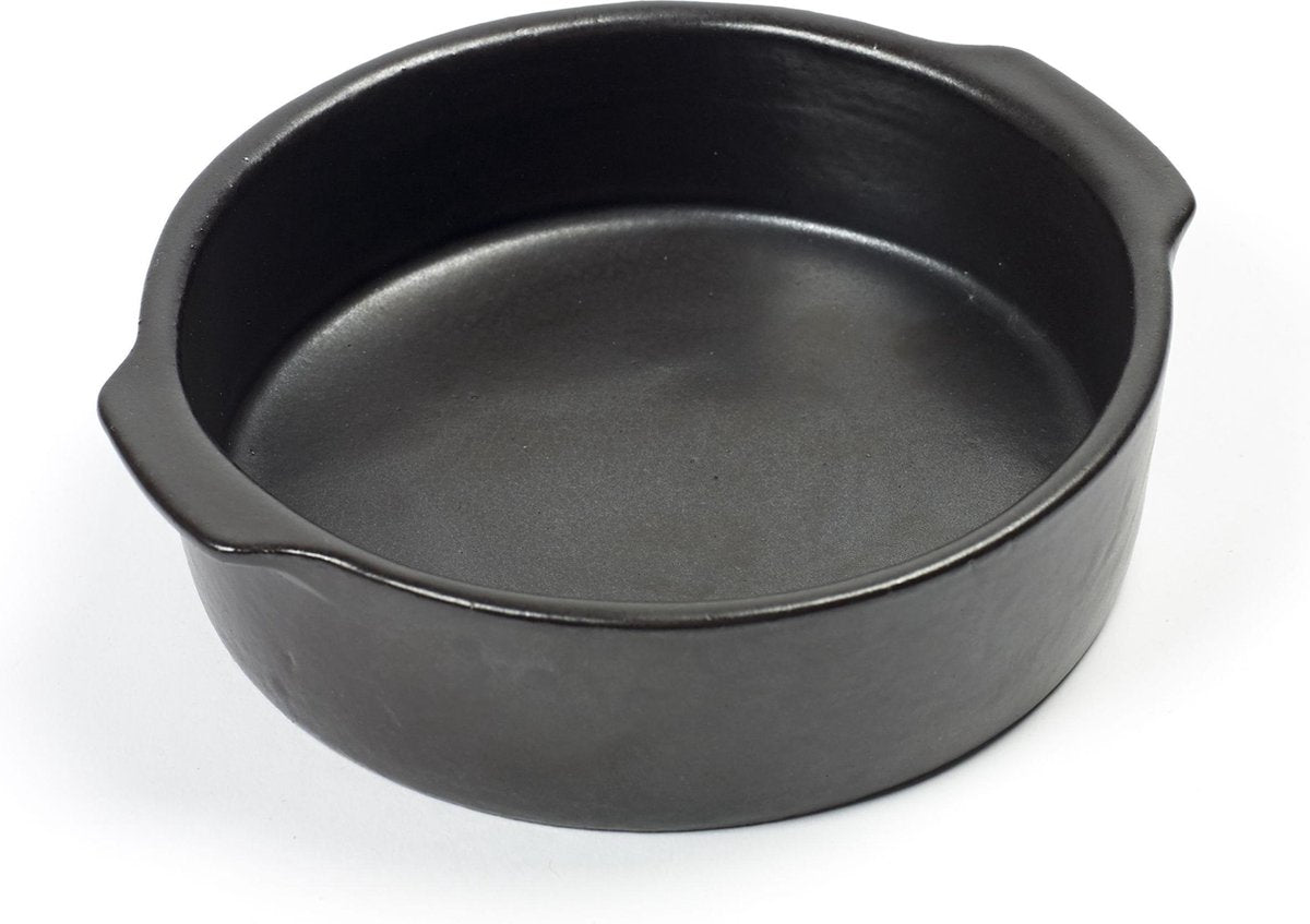 PASCALE NAESSENS Pure - Ovenschaal rond zwart - S 16x4cm*