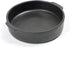 PASCALE NAESSENS Pure - Ovenschaal rond zwart - L 25x6cm met 2 handgrepen