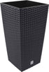 RATO SQUARE bloempot - 32.5x61cm - zwart TU UC