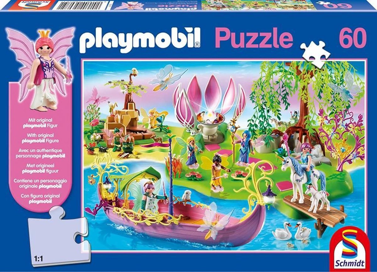 SCHMIDT Puzzel - Playmobil, feeenwereld- 60st.