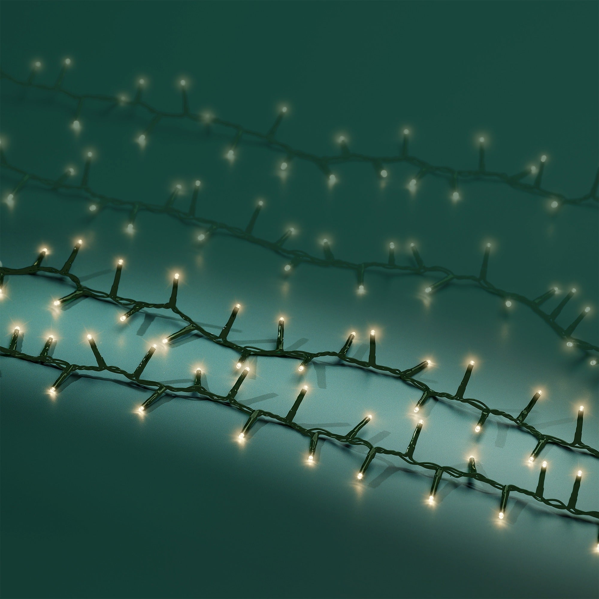 Lumineo LED compact 1100cm 500L - groen/warm wit - kerstverlichting