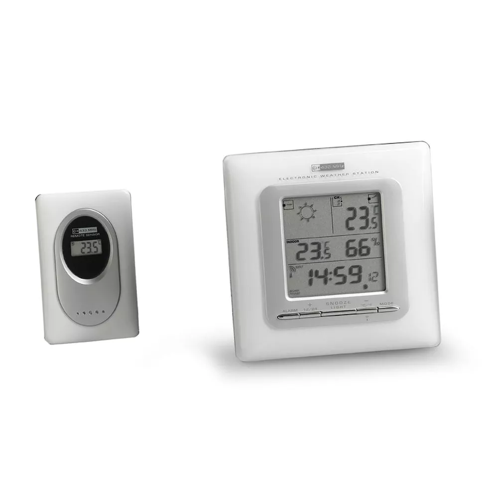 Weerstation - 130x130x33mm - zwart 100456093