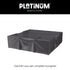 AEROCOVER Loungeset hoes - 255x255xH70cm - antraciet - beschermhoes - afdekhoes