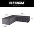 AEROCOVER Loungeset hoes L-vorm - 255x 255x100xH70cm - antraciet
