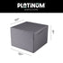 AEROCOVER Loungechair hoes - 100x100xH70 cm - antraciet