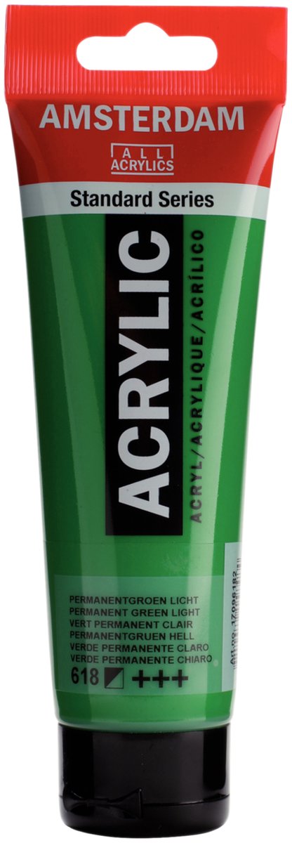 AMSTERDAM AAC Tube 120ml - permanent licht groen