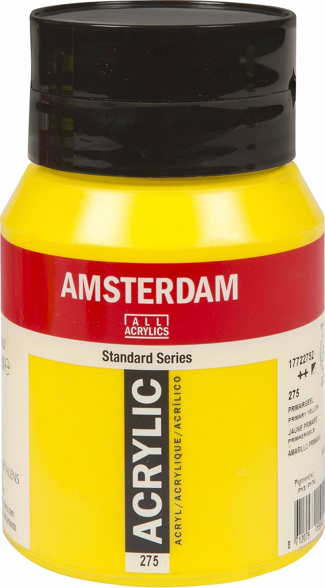 AMSTERDAM AAC Acryl 500ml - primair geel