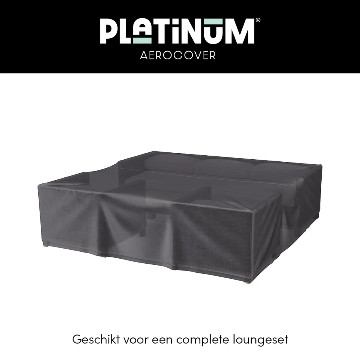 AEROCOVER Lounge hoes - 275x275xH70cm - antraciet