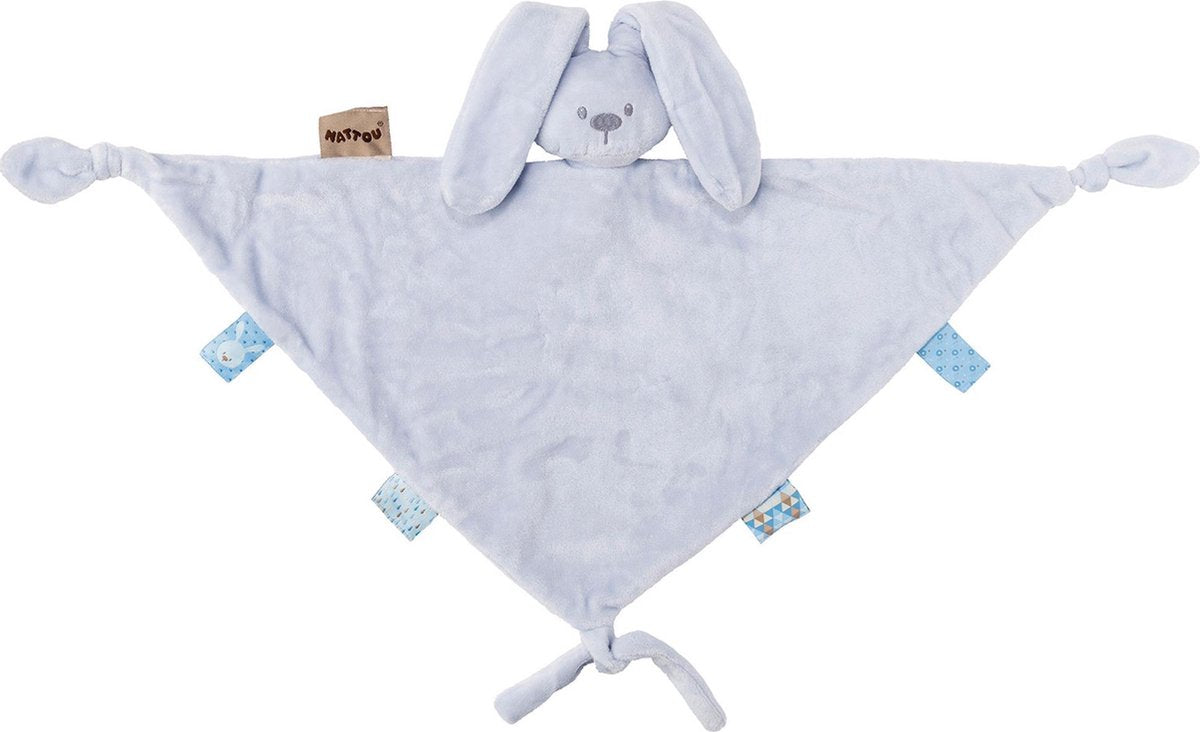 Nattou LAPIDOU licht blauw - Maxi doudou TU UC (verv. dr 875806)